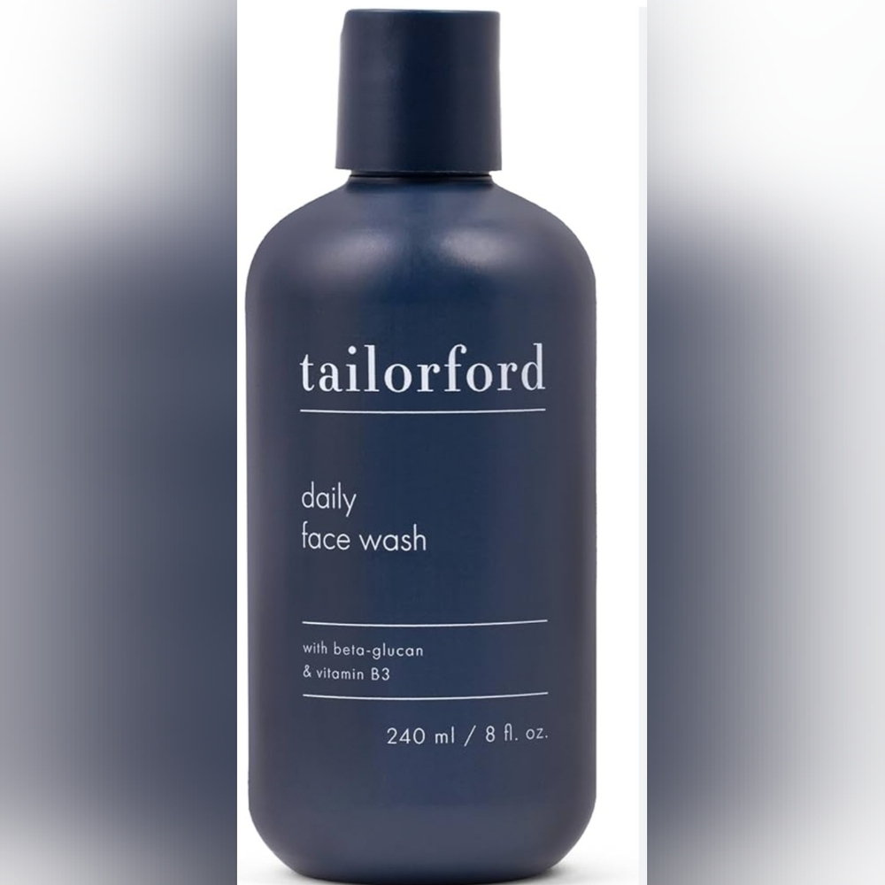 New Sealed Tailorford Hydrating Daily Face Wash 8oz. W/Niacinamide & Beta Glucan
